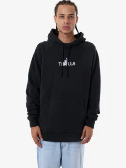 Best Thrills In Bloom Raglan Pull On Hood - Twilight Black TwilightBlack