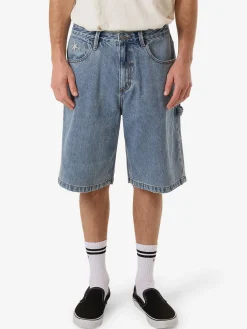 Sale Thrills Infinite Stars Big Slacker Denim Short - Garage Blue GarageBlue