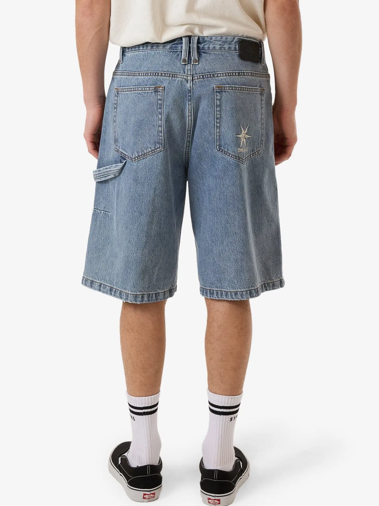 Sale Thrills Infinite Stars Big Slacker Denim Short - Garage Blue GarageBlue