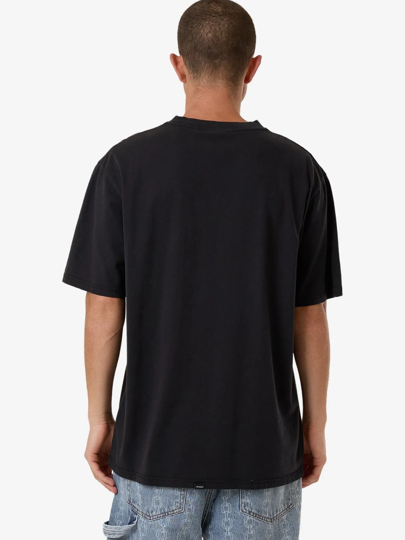 Fashion Thrills Insomnia Oversize Fit Tee - Washed Black WashedBlack