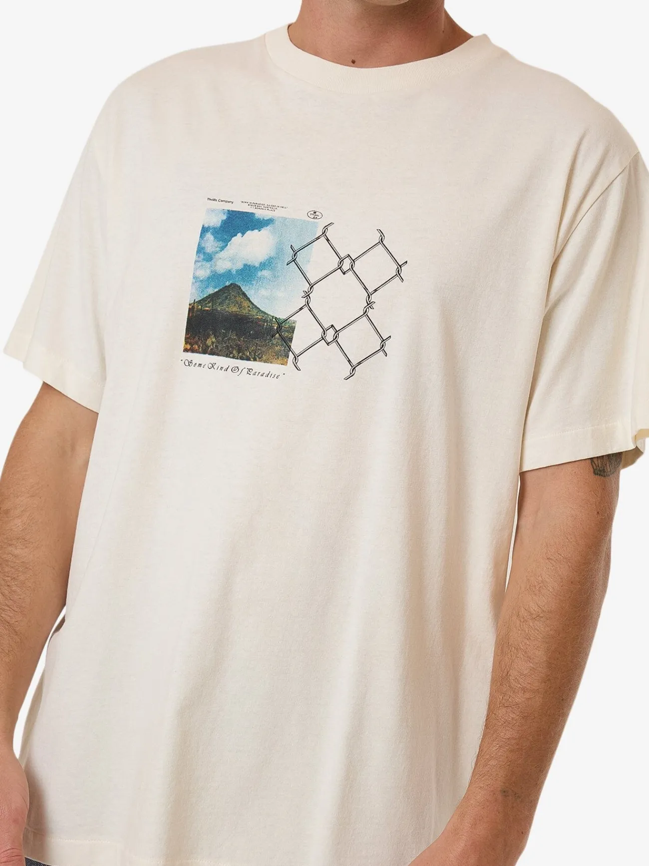New Thrills Integratron Merch Fit Tee - Heritage White HeritageWhite