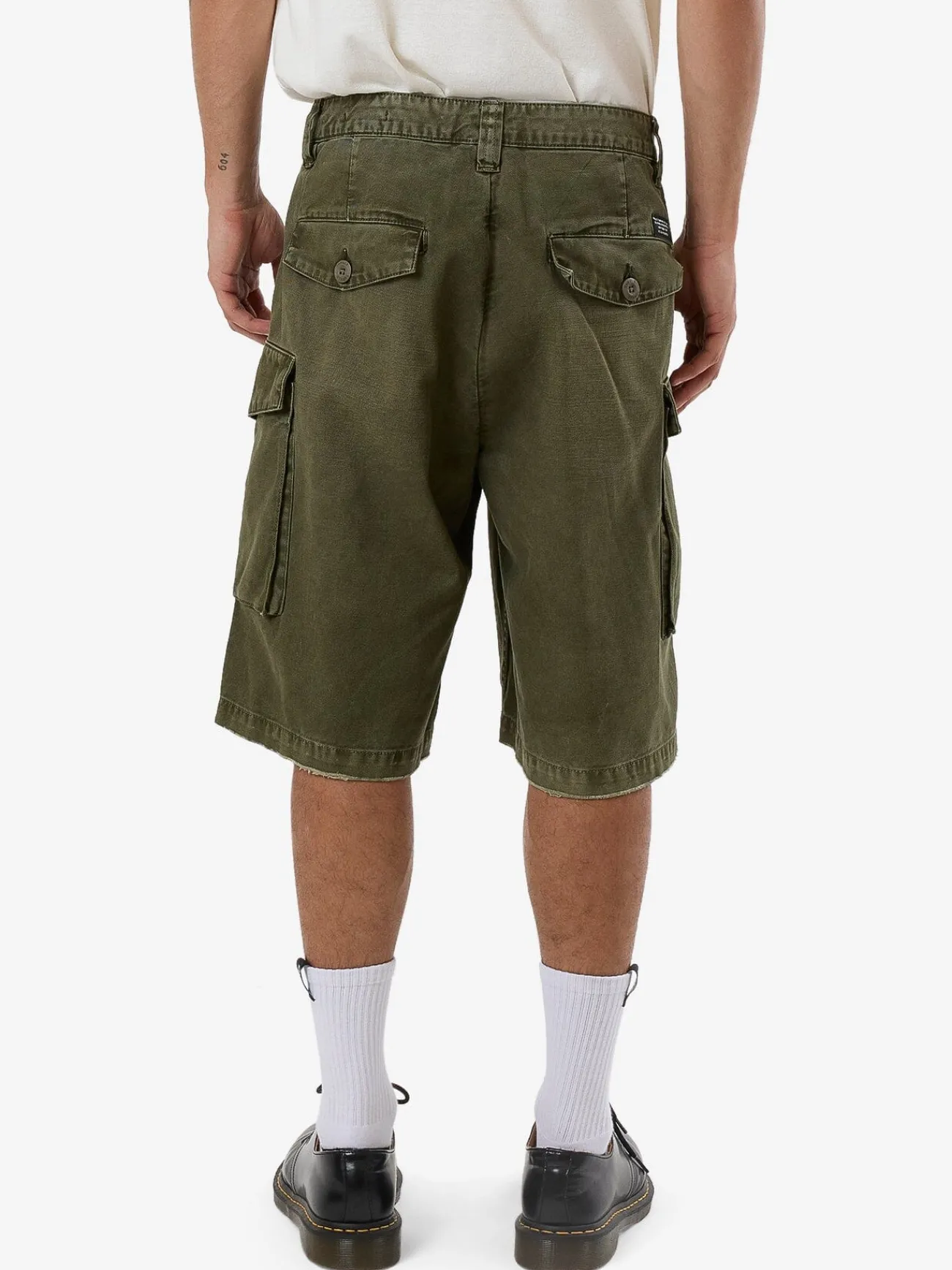 Outlet Thrills Issued Big Slacker Cargo Short - Grape Leaf GrapeLeaf