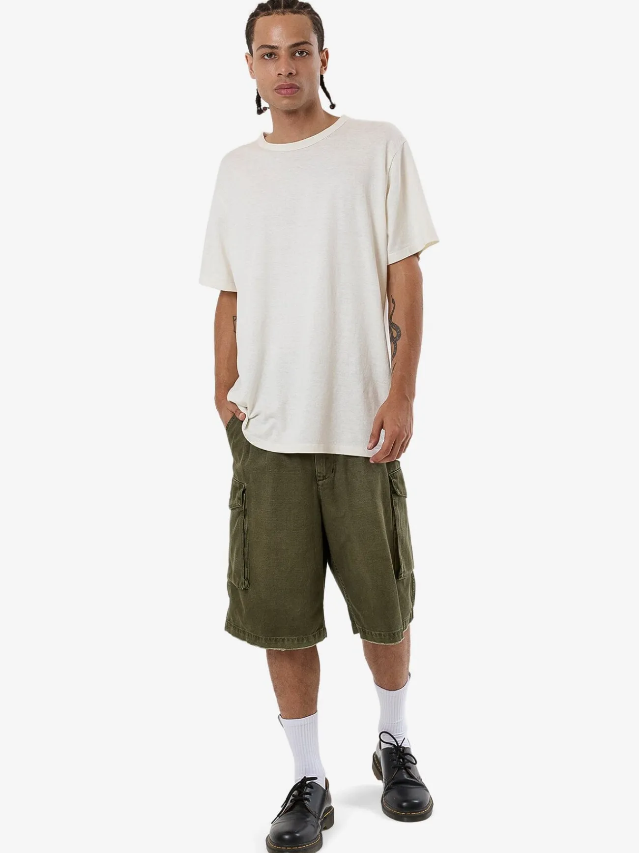 Outlet Thrills Issued Big Slacker Cargo Short - Grape Leaf GrapeLeaf