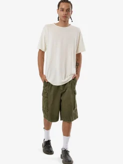 Outlet Thrills Issued Big Slacker Cargo Short - Grape Leaf GrapeLeaf