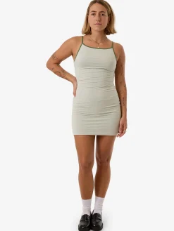 Outlet Thrills Jade Dress - Celadon Tint CeladonTint