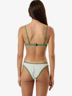 Outlet Thrills Jade Fixed Triangle Bikini Top - Celadon Tint CeladonTint