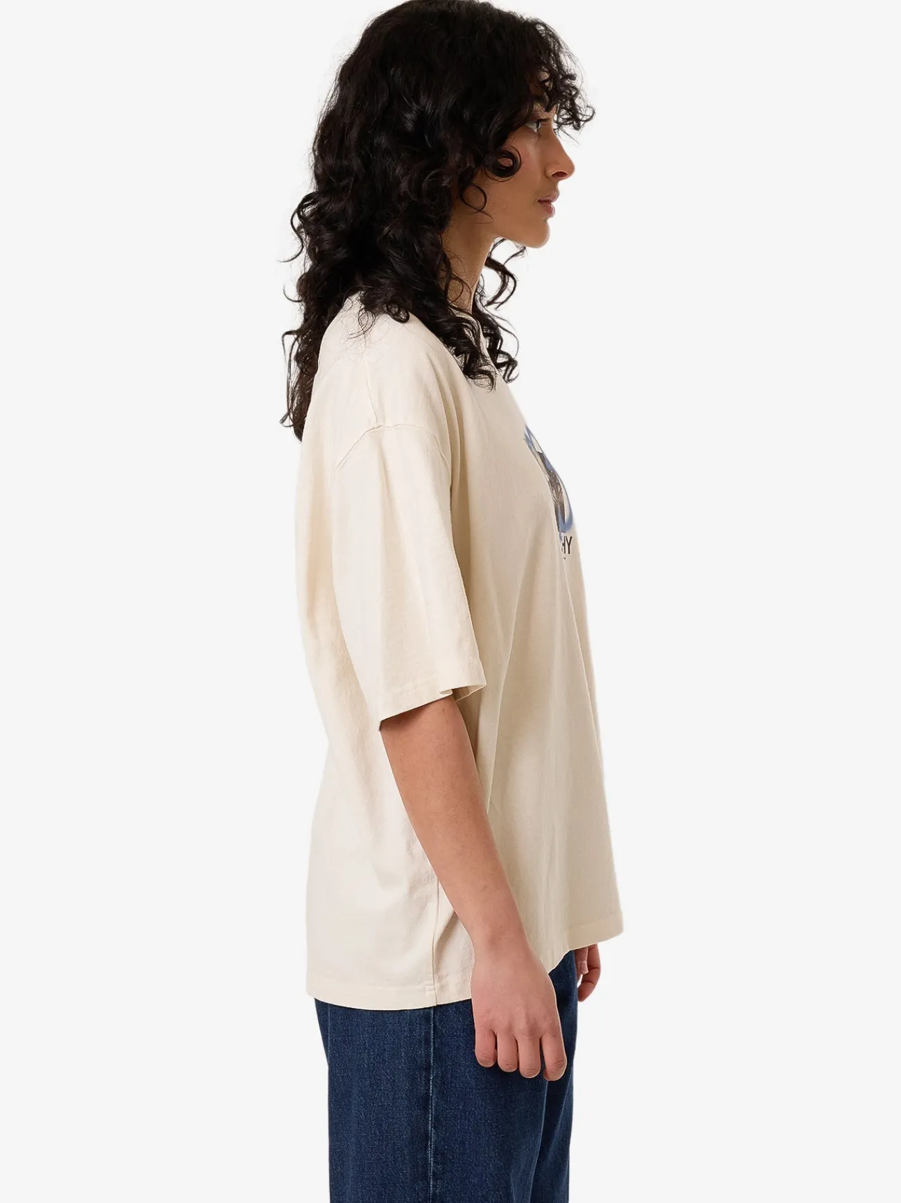 Online Thrills James Adams Anarchy Oversized Tee - Heritage White HeritageWhite