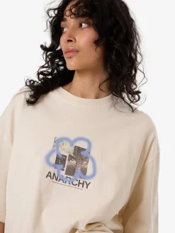 Online Thrills James Adams Anarchy Oversized Tee - Heritage White HeritageWhite