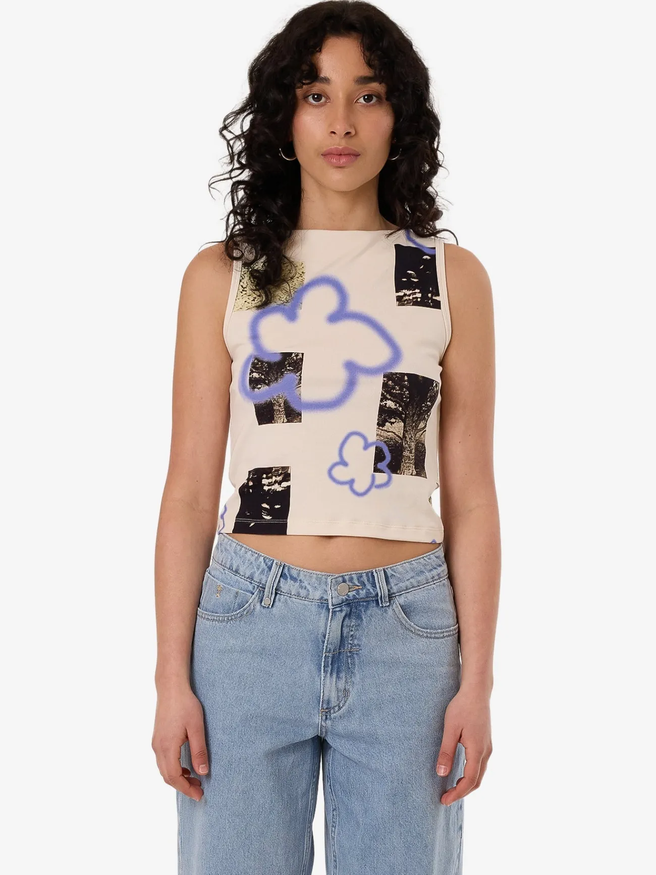 Fashion Thrills James Adams Anarchy Sabrina Tank - Heritage White HeritageWhite