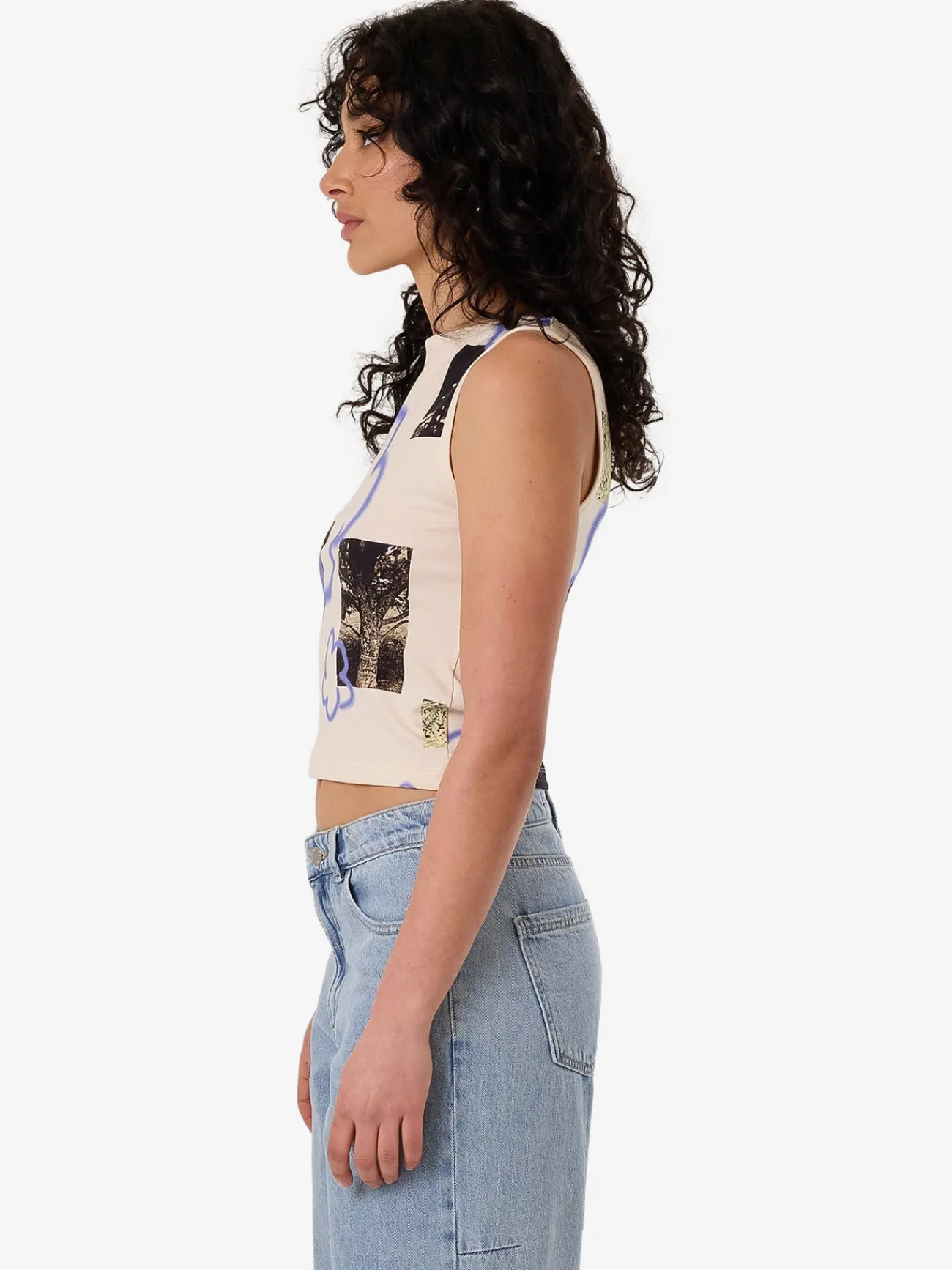 Fashion Thrills James Adams Anarchy Sabrina Tank - Heritage White HeritageWhite