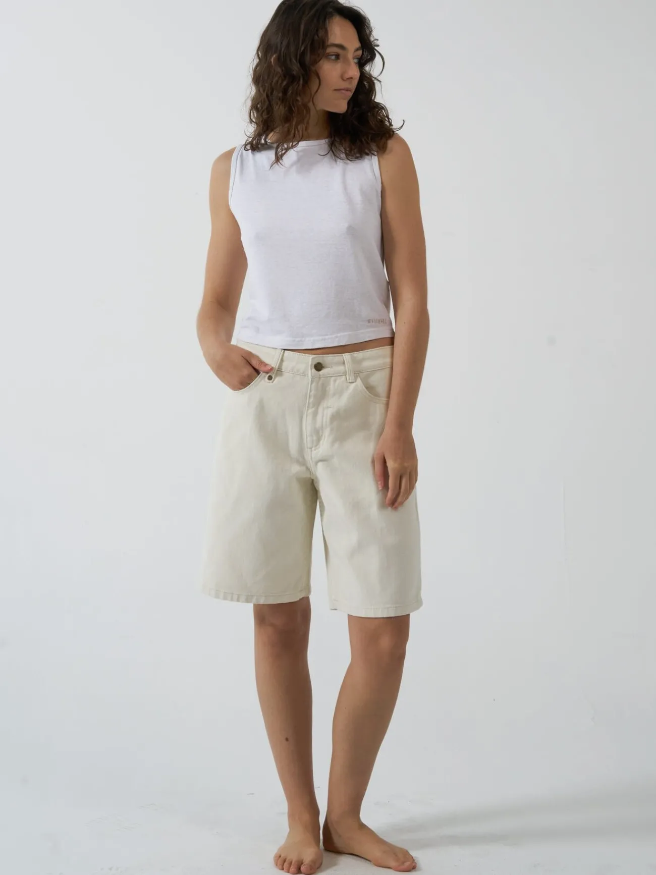 New Thrills Jordan Short - Heritage White HeritageWhite