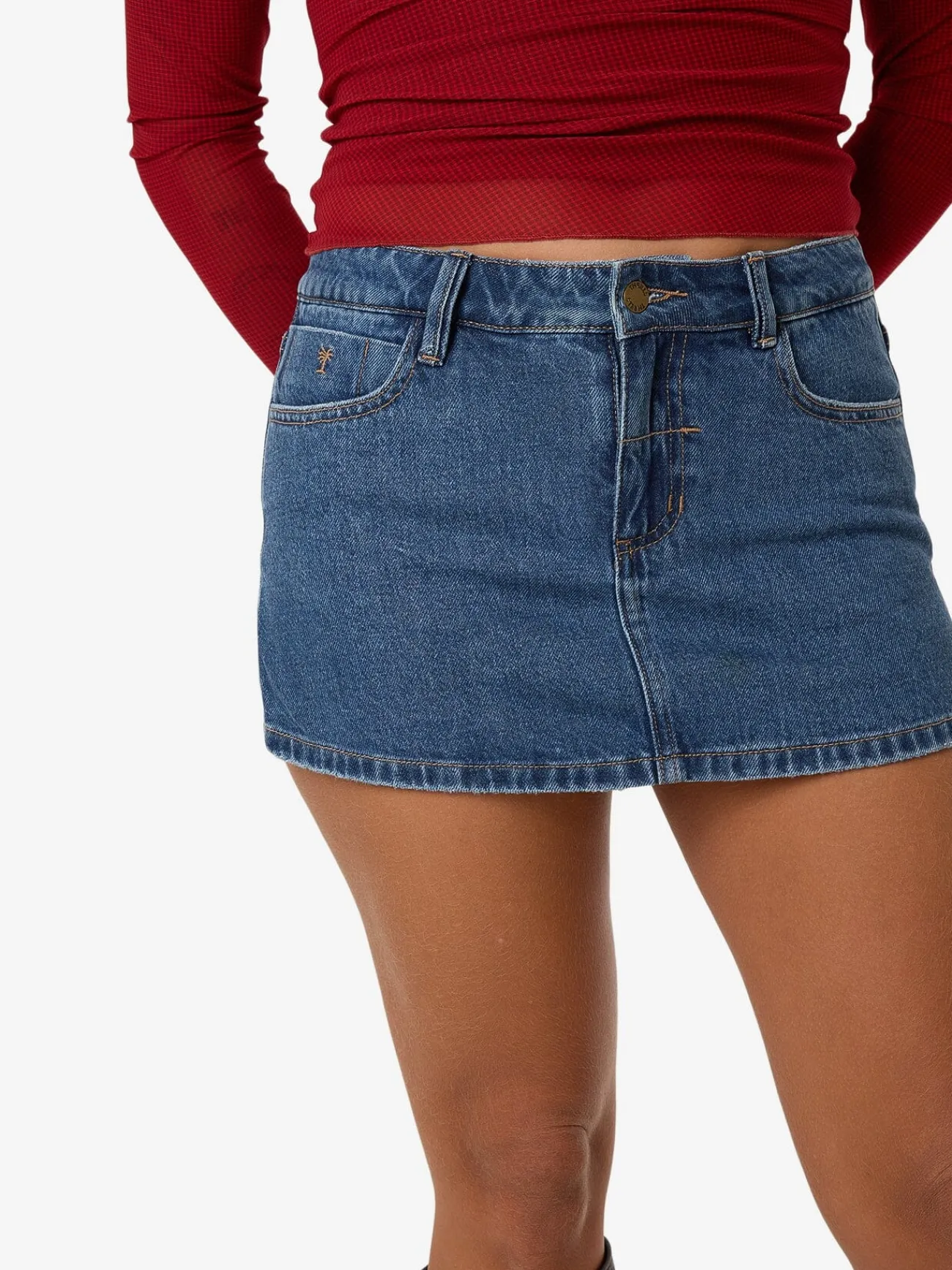 Fashion Thrills Josie Skort - Rinsed Blue RinsedBlue