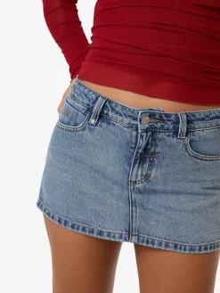 Discount Thrills Josie Skort - Vintage Timeworn Blue VintageTimewornBlue
