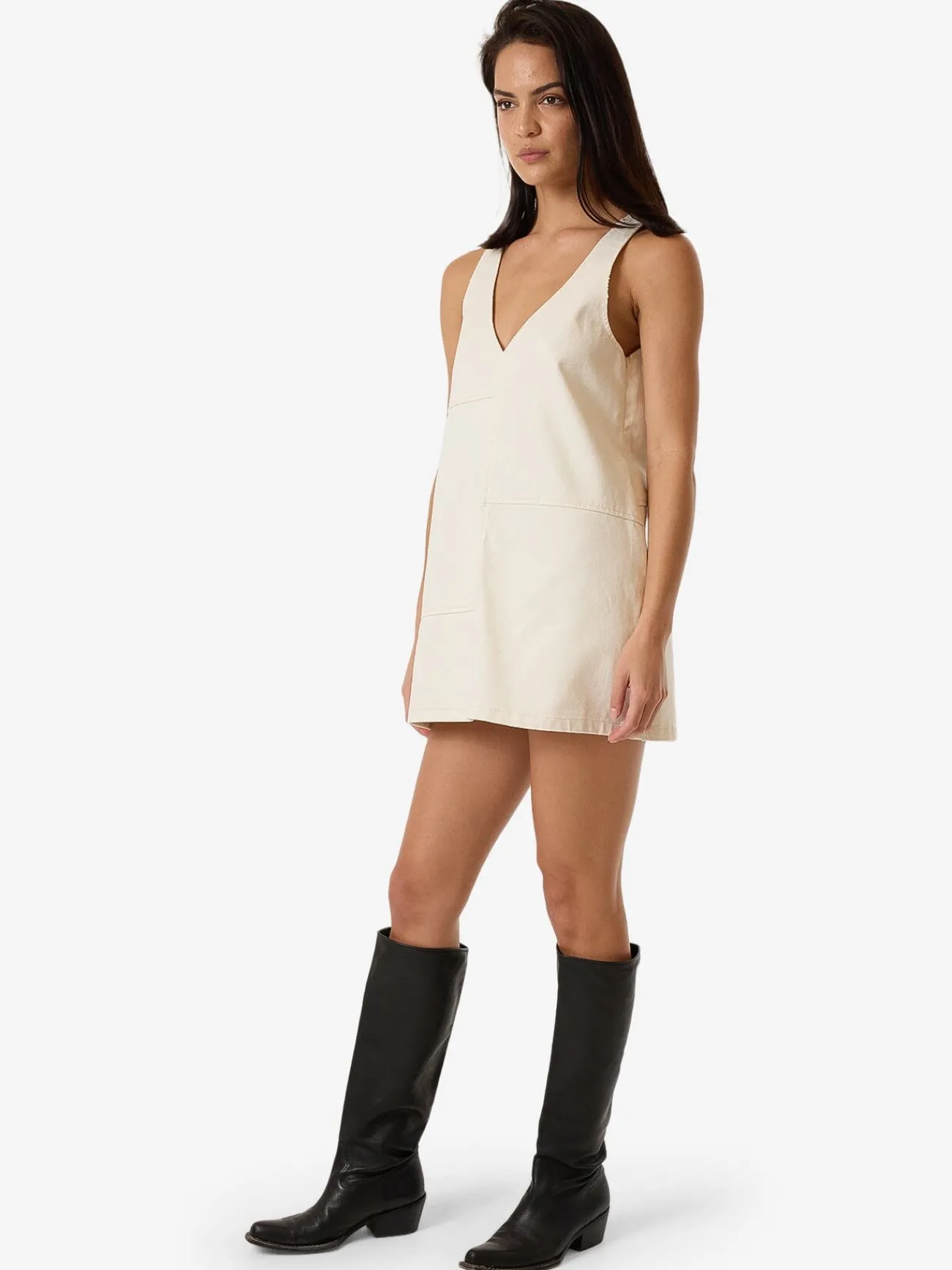 New Thrills Kai Panelled Dress - Heritage White HeritageWhite