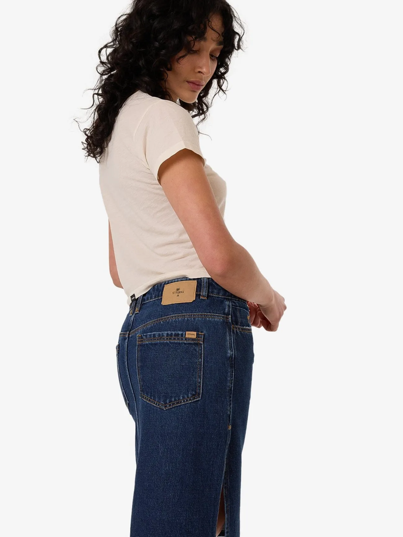 Hot Thrills Kaley Skirt - Rinsed Ink RinsedInk