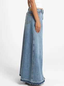 Hot Thrills Kobie Skirt - Weathered Blue WeatheredBlue