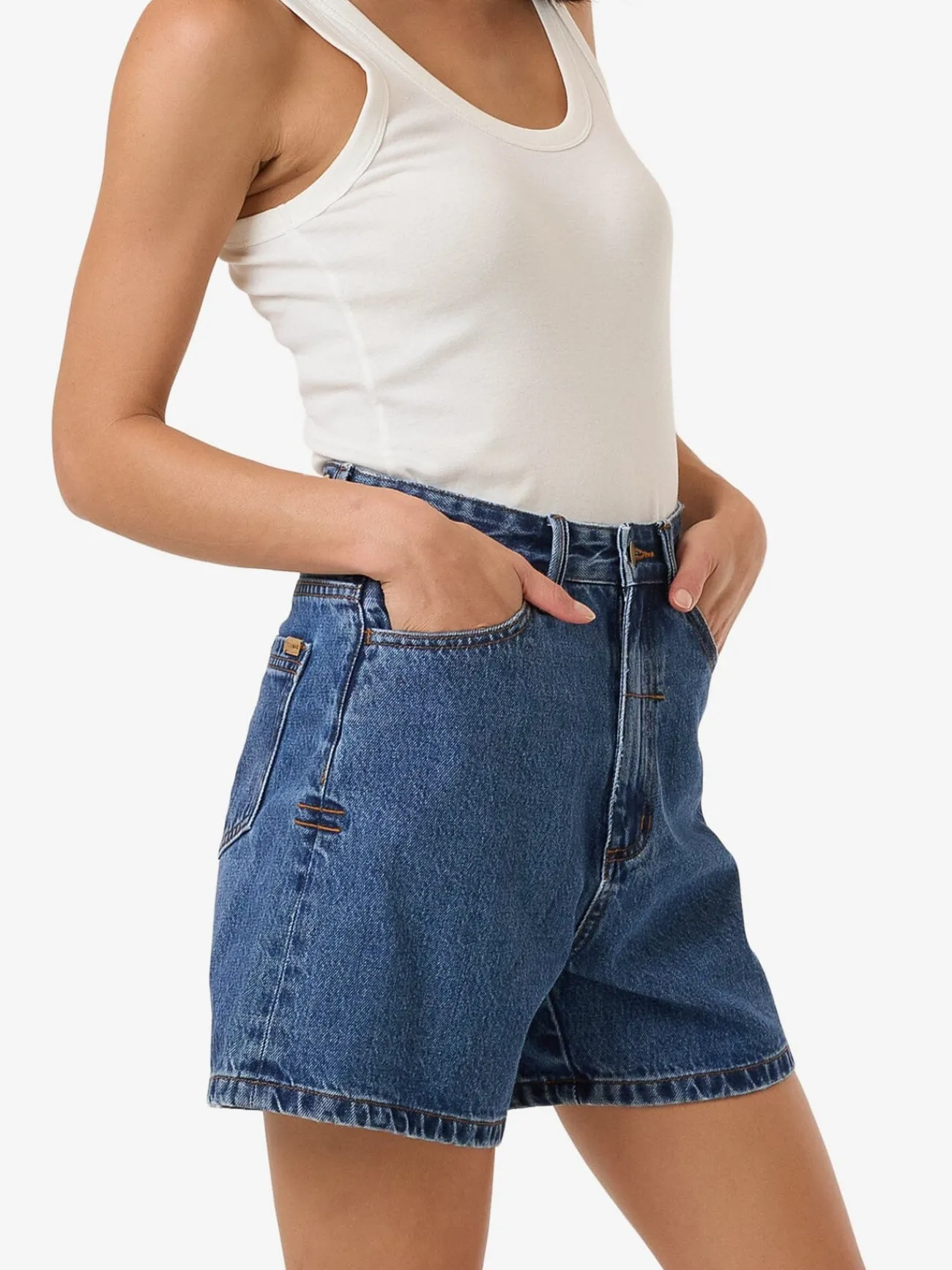 Sale Thrills Koko Short - Double Rinsed Blues DoubleRinsedBlues