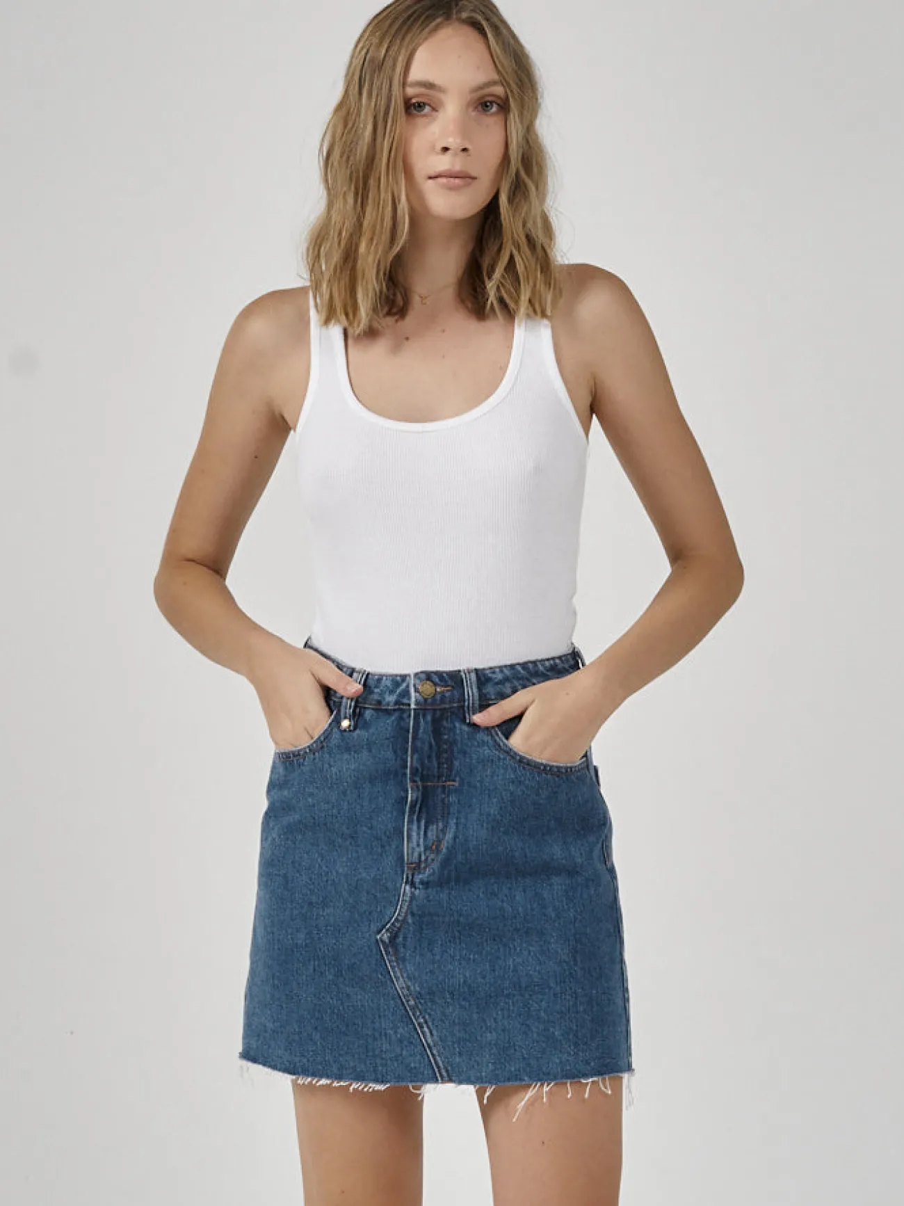 Hot Thrills Leni Skirt - Highway Blue HighwayBlue