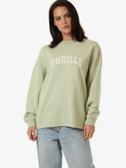 New Thrills Line Up Cocoon Panel Crew - Mist Green MistGreen