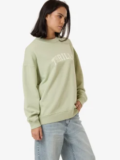 New Thrills Line Up Cocoon Panel Crew - Mist Green MistGreen