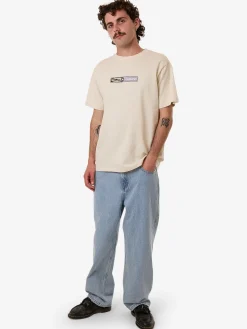 Hot Thrills Locked In Merch Fit Tee - Heritage White HeritageWhite
