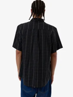 Discount Thrills Lockstar Short Sleeve Shirt - Black