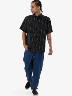Discount Thrills Lockstar Short Sleeve Shirt - Black