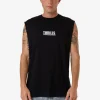 Online Thrills Logic Merch Fit Muscle Tee - Black