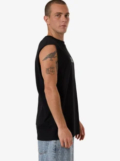 Online Thrills Logic Merch Fit Muscle Tee - Black