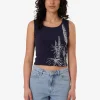 Fashion Thrills Lupin Y2K Tank - Peacoat