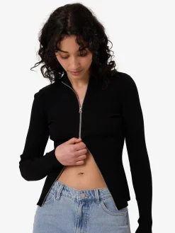 Clearance Thrills Marita Knit Cardigan - Black