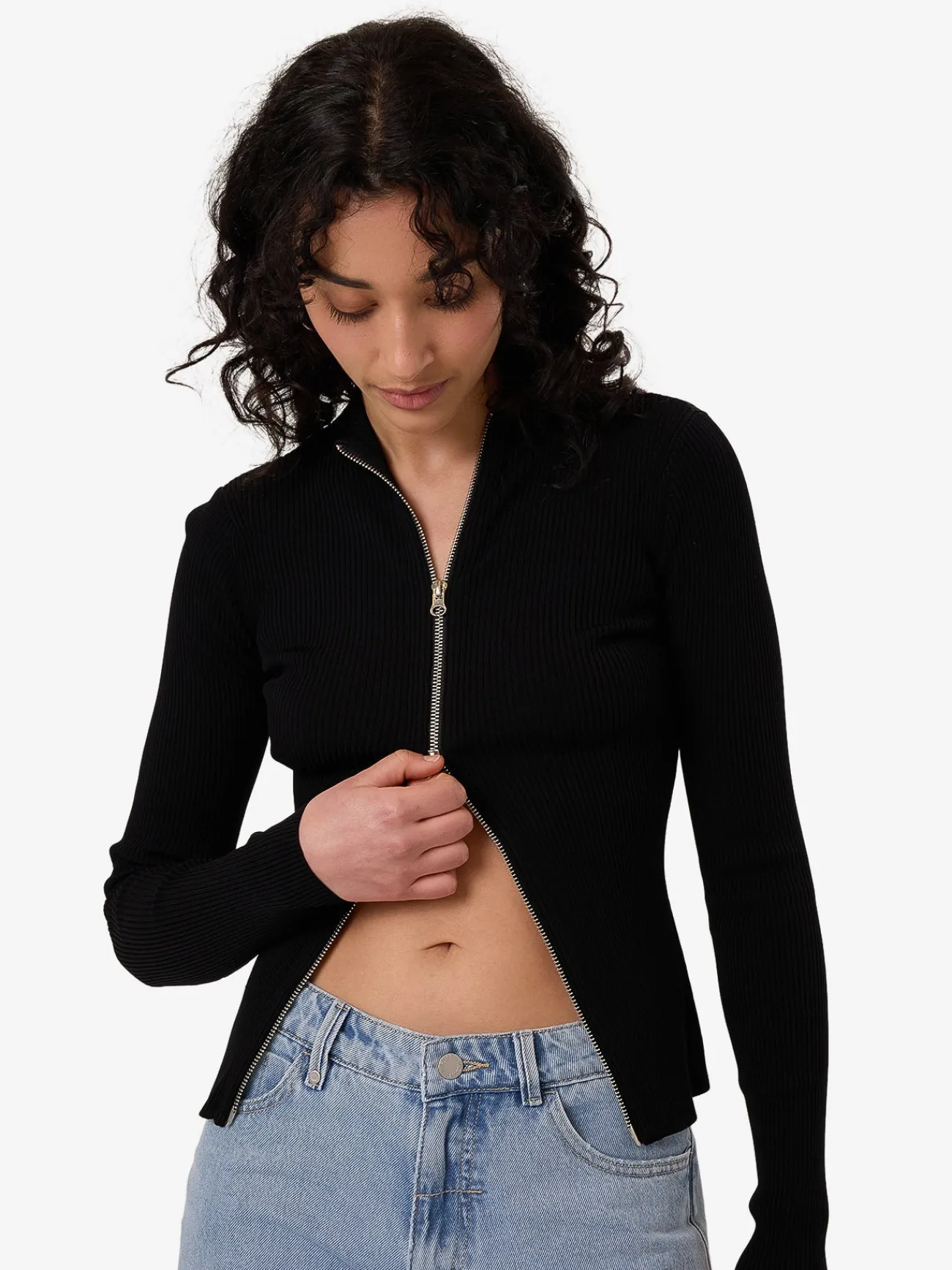 Clearance Thrills Marita Knit Cardigan - Black