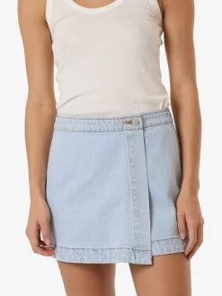 Outlet Thrills Marley Wrap Skirt - Epoch Blue EpochBlue