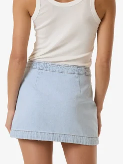 Outlet Thrills Marley Wrap Skirt - Epoch Blue EpochBlue