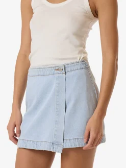 Outlet Thrills Marley Wrap Skirt - Epoch Blue EpochBlue