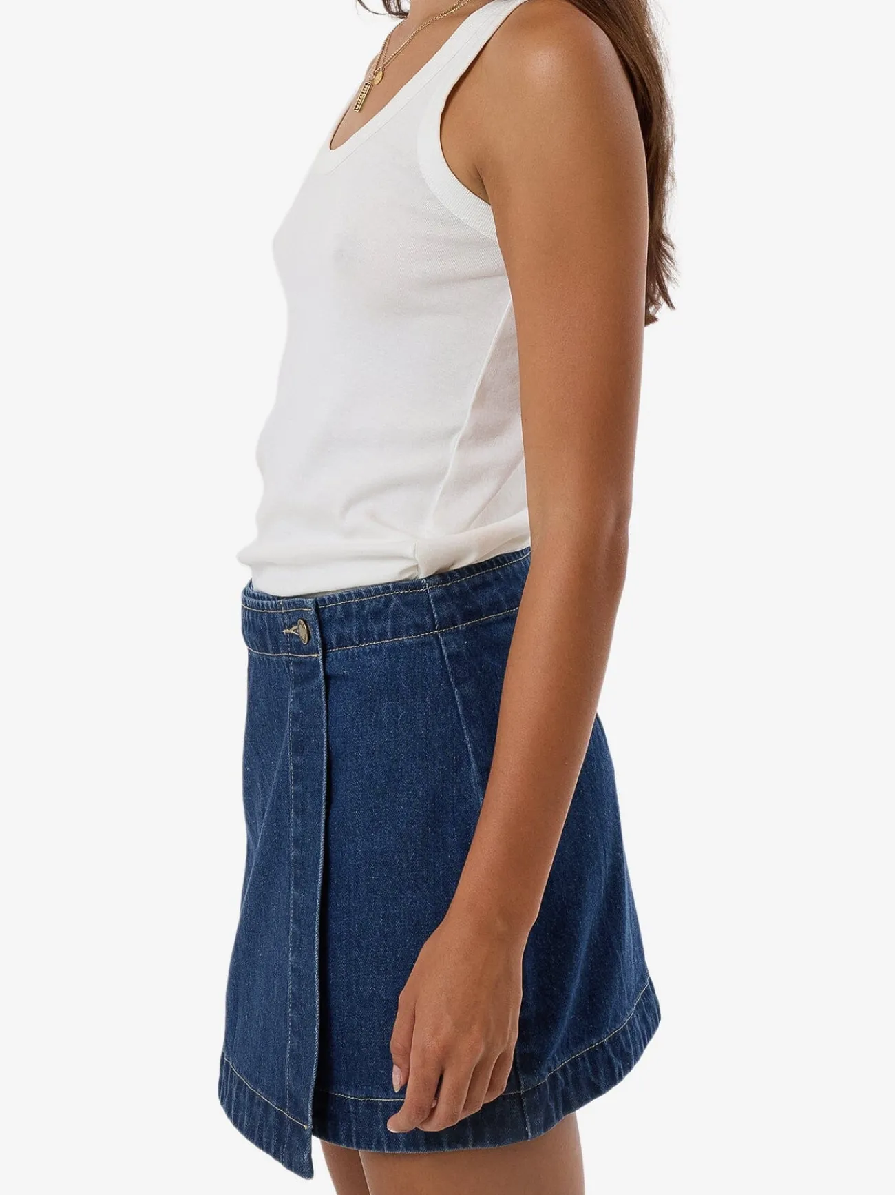 Online Thrills Marley Wrap Skirt - Union Blue UnionBlue