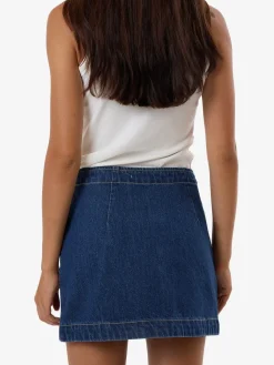 Online Thrills Marley Wrap Skirt - Union Blue UnionBlue