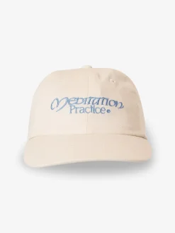 Hot Thrills Meditation Practice 6 Panel Cap - Heritage White HeritageWhite