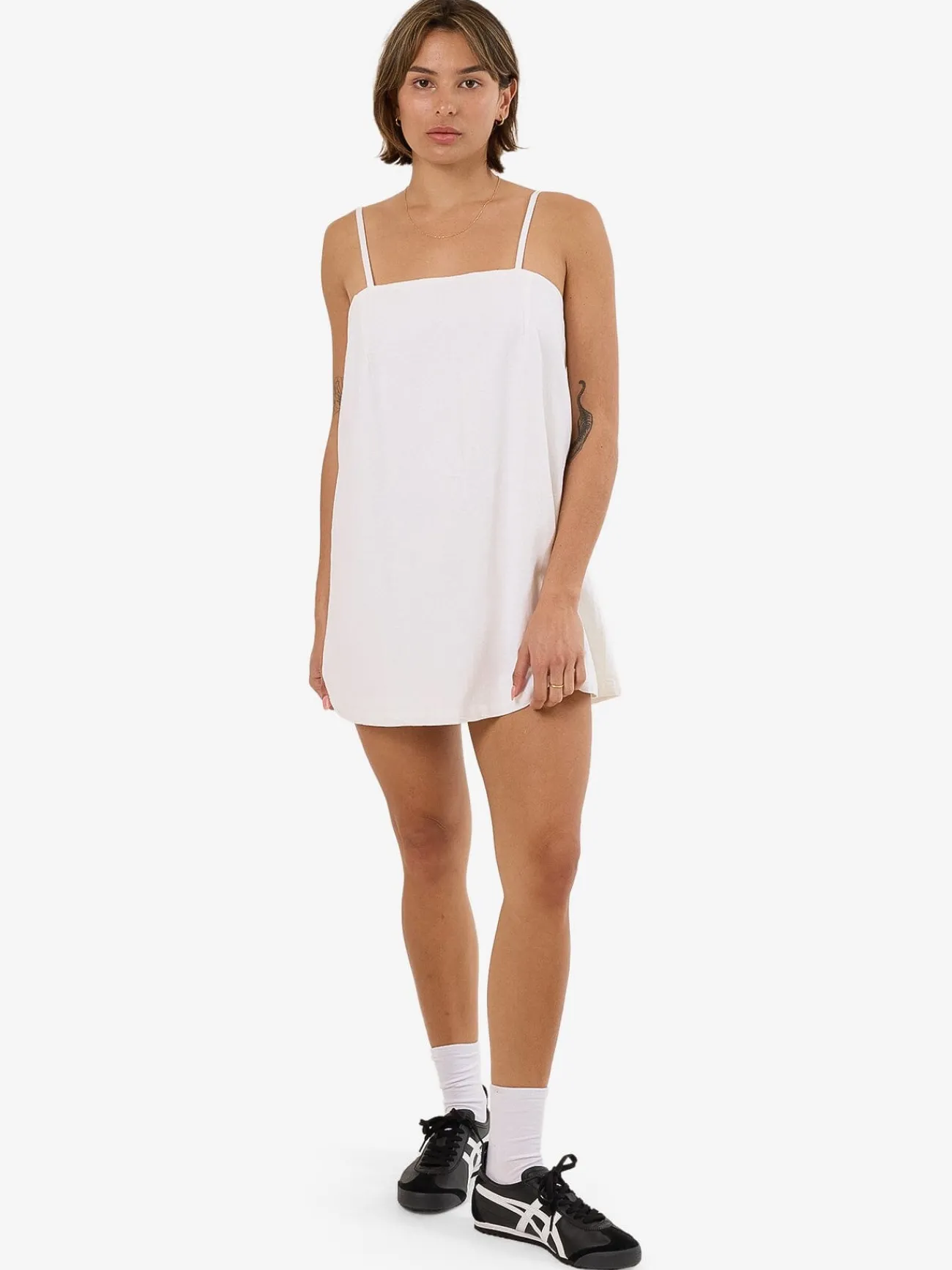 Online Thrills Mila Mini Dress - White