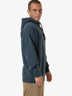 Fashion Thrills Minimal Thrill Slouch Pull On Hood - Dark Slate DarkSlate