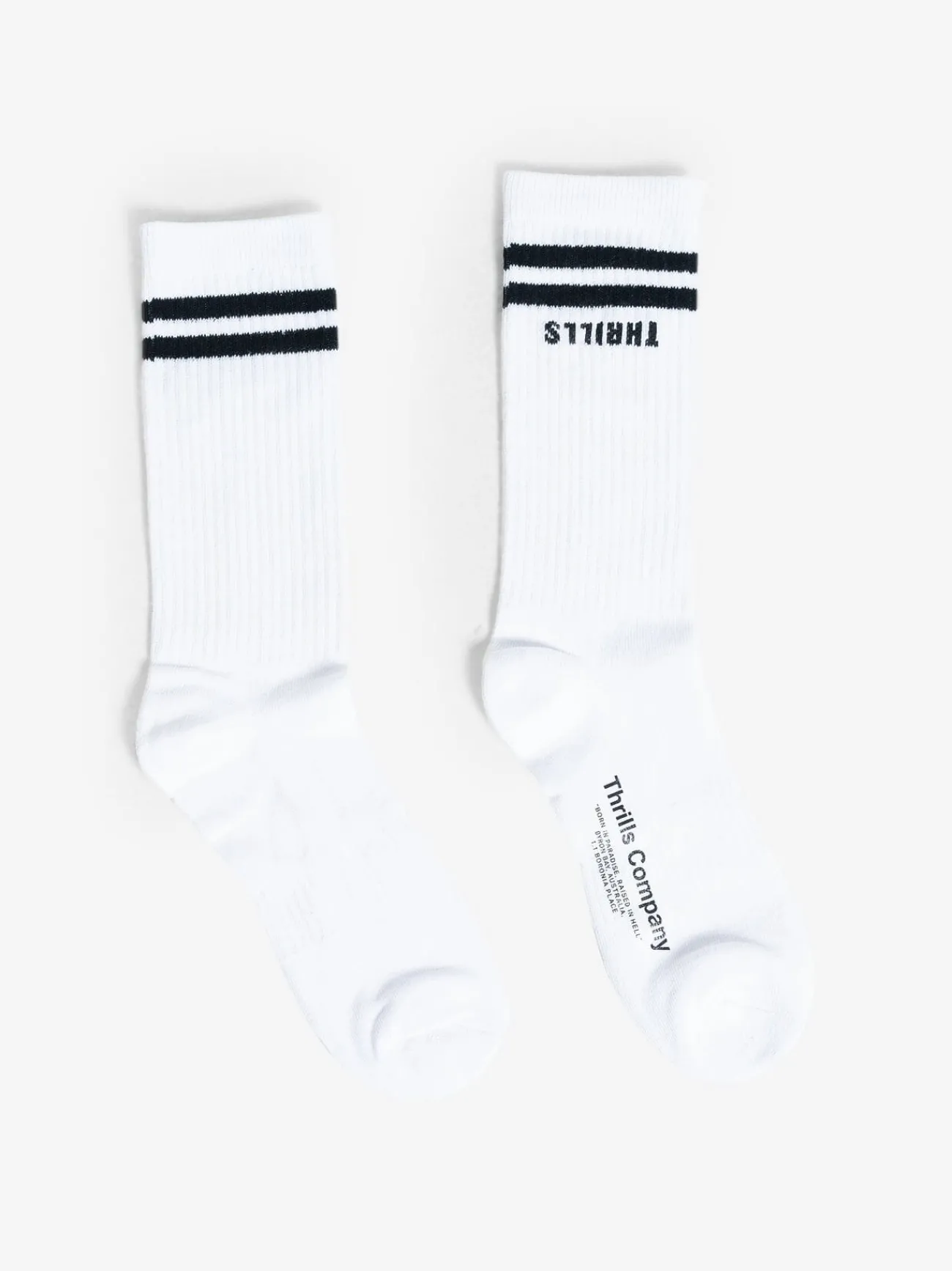 Fashion Thrills Minimal 5 Pack Sock - White