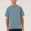 Outlet Thrills Minimal Merch Fit Tee - Stormy Sea StormySea