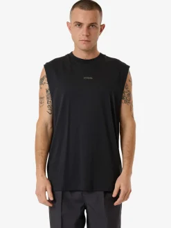Sale Thrills Minimal Merch Fit Muscle Tee - Faded Black FadedBlack