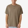Fashion Thrills Minimal Merch Fit Tee - Brindle
