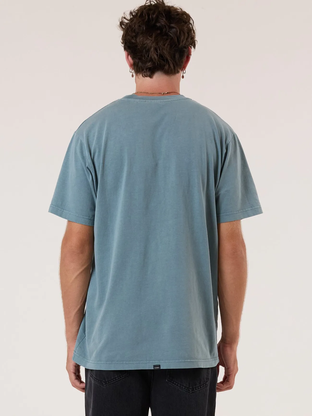Outlet Thrills Minimal Merch Fit Tee - Stormy Sea StormySea