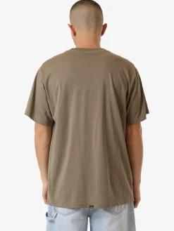 Fashion Thrills Minimal Merch Fit Tee - Brindle
