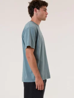 Outlet Thrills Minimal Merch Fit Tee - Stormy Sea StormySea