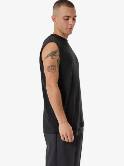 Sale Thrills Minimal Merch Fit Muscle Tee - Faded Black FadedBlack