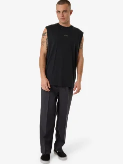 Sale Thrills Minimal Merch Fit Muscle Tee - Faded Black FadedBlack