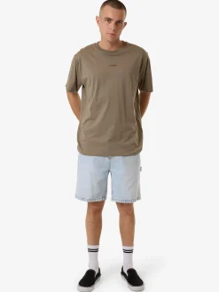 Fashion Thrills Minimal Merch Fit Tee - Brindle